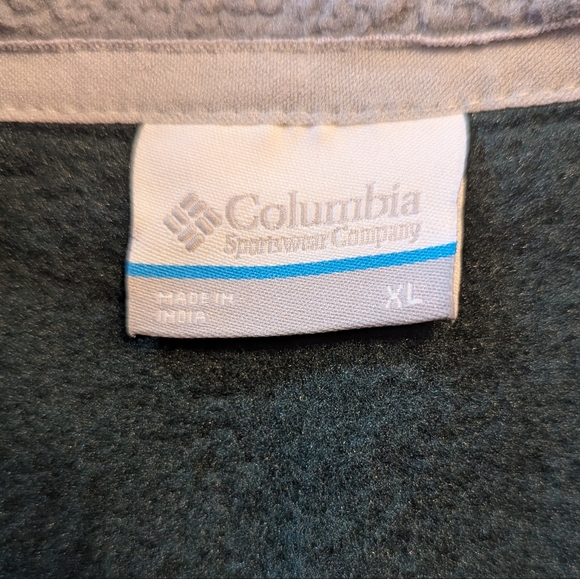Men's Columbia MI State Sweater Fleece 1/2 Zip BNWT - Picture 8 of 14